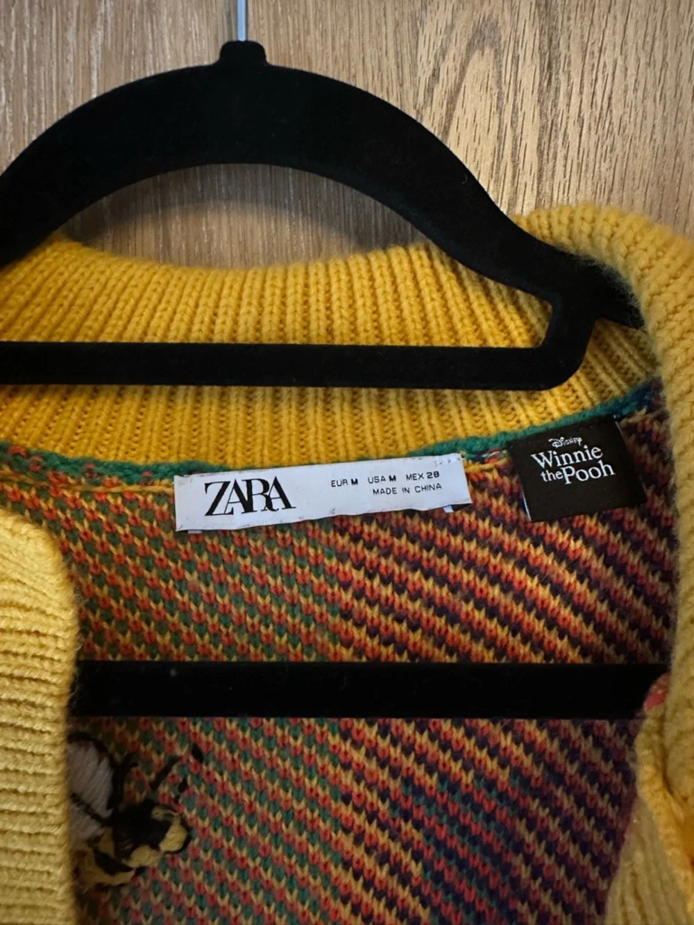 Zara x Winnie the Pooh Retro Cardigan - Picture 2 of 3